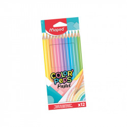 Lapsa me ngjyra x12 pastel Color'Peps MAPED