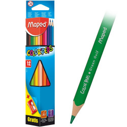 Lapsa me ngjyra Maped Color' Peps 12 copë + Prefse dhuratë