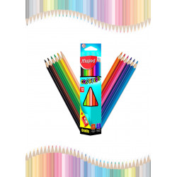 Lapsa me ngjyra Maped Color' Peps 12 copë + Prefse dhuratë
